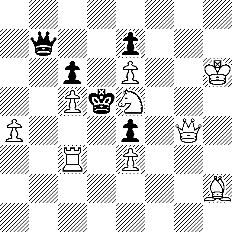 8/1q2p3/2p1P2K/2PkN3/P3p1Q1/2R1P3/7B/8