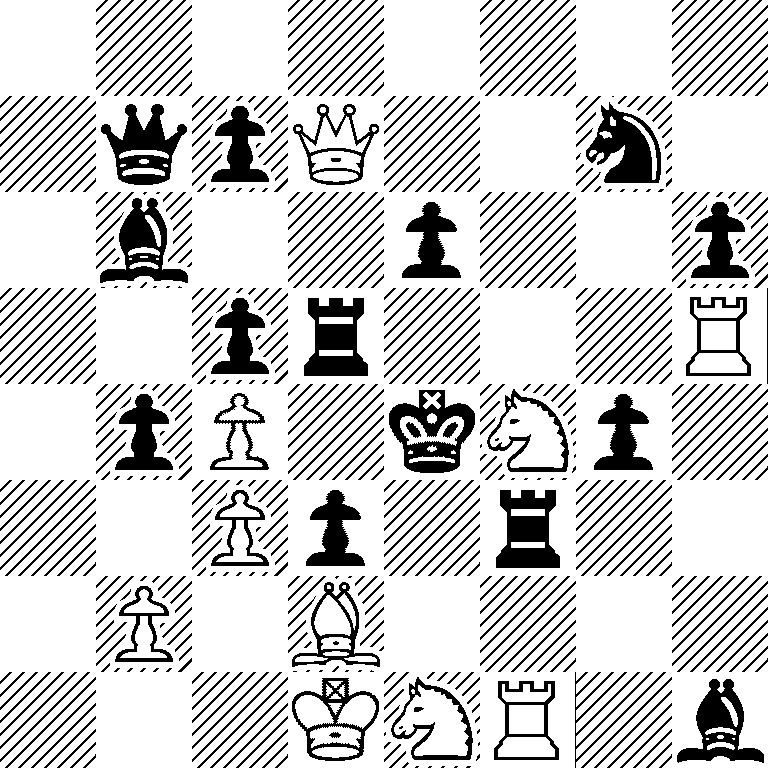 8/1qpQ2n1/1b2p2p/2pr3R/1pP1kNp1/2Pp1r2/1P1B4/3KNR1b