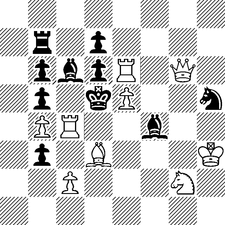8/1r1p4/1pbpR1Q1/1p1kP2n/1PR2b2/1p1B3K/2P3N1/8