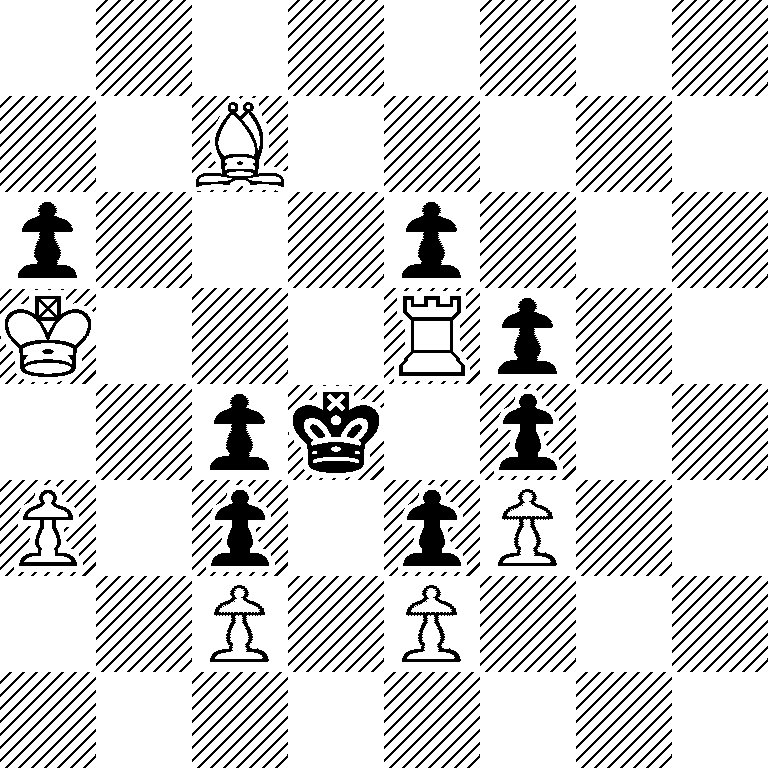 8/2B5/p3p3/K3Rp2/2pk1p2/P1p1pP2/2P1P3/8