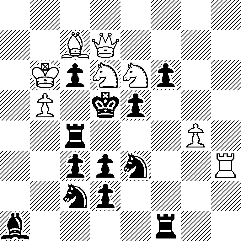 8/2BQ4/1KpNNp2/1P1kp3/2r3P1/2ppn2R/2np4/b4r2