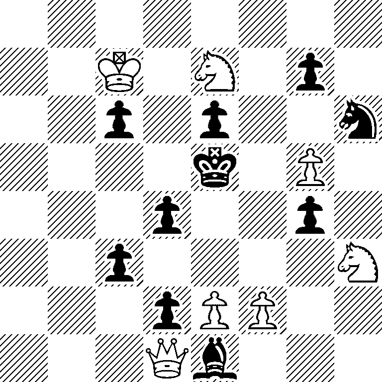 8/2K1N1p1/2p1p2n/4k1P1/3p2p1/2p4N/3pPP2/3Qb3