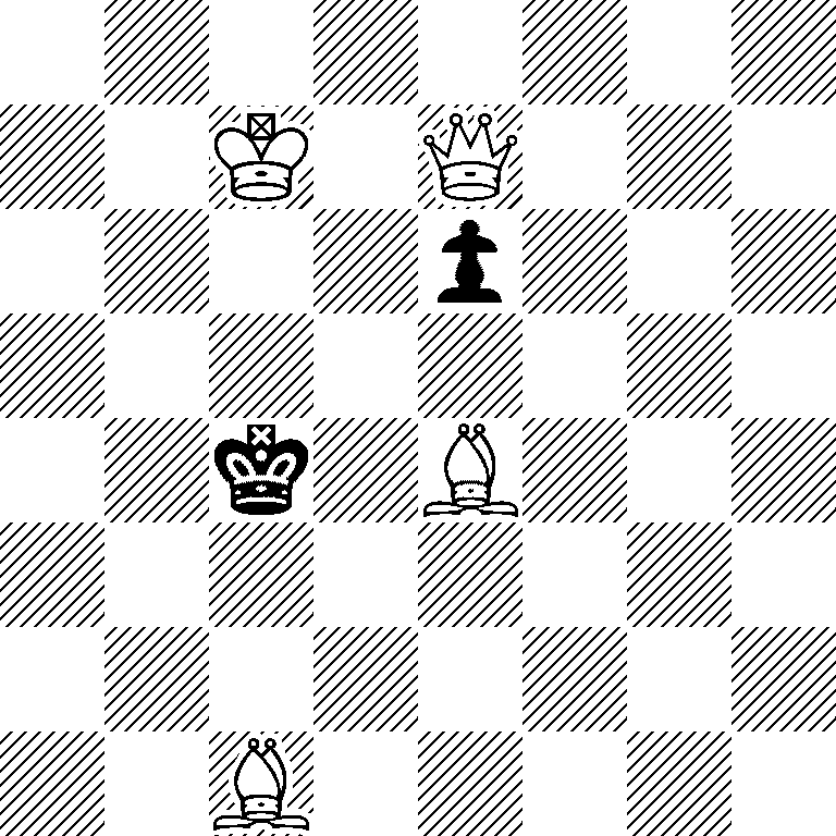 8/2K1Q3/4p3/8/2k1B3/8/8/2B5