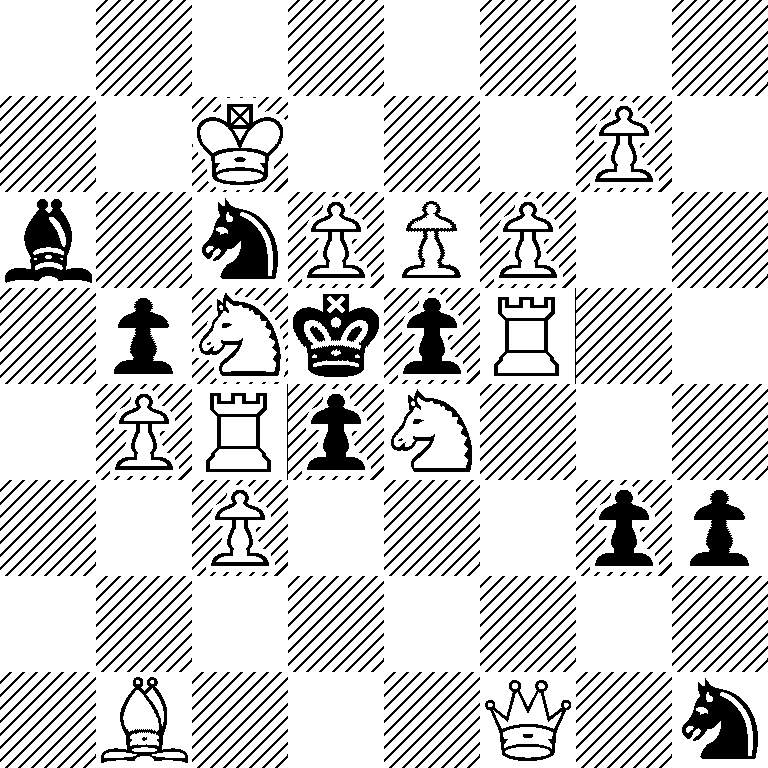 8/2K3P1/b1nPPP2/1pNkpR2/1PRpN3/2P3pp/8/1B3Q1n