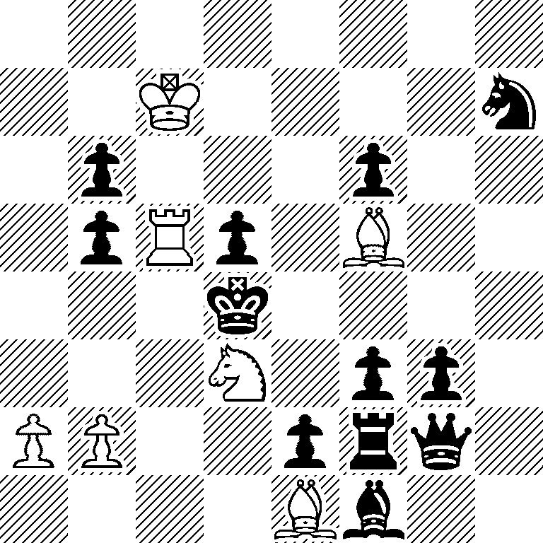 8/2K4n/1p3p2/1pRp1B2/3k4/3N1pp1/PP2prq1/4Bb2