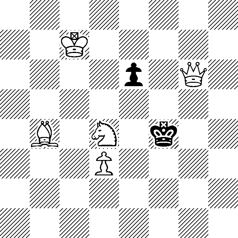 8/2K5/4p1Q1/8/1B1N1k2/3P4/8/8