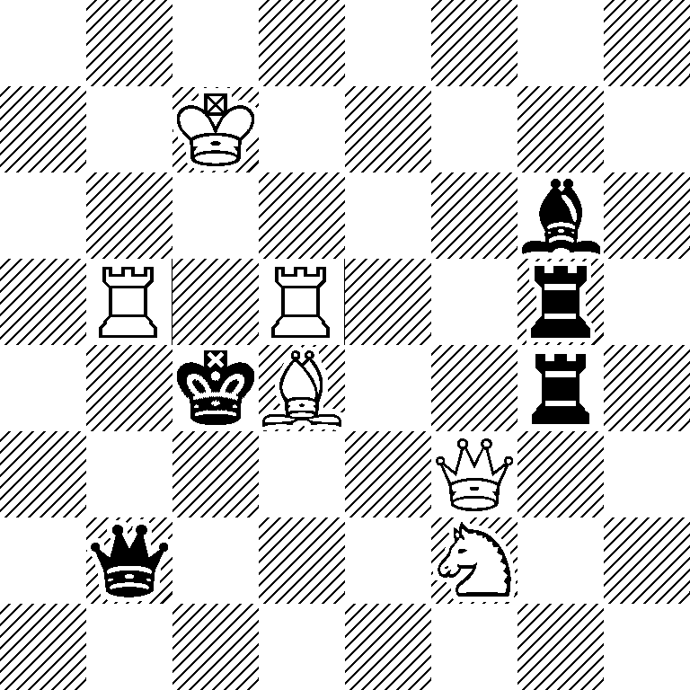 8/2K5/6b1/1R1R2r1/2kB2r1/5Q2/1q3N2/8