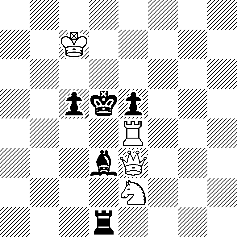 8/2K5/8/2pkp3/4R3/3bQ3/4N3/3r4