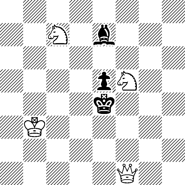 8/2N1b3/8/4pN2/4k3/1K6/8/5Q2