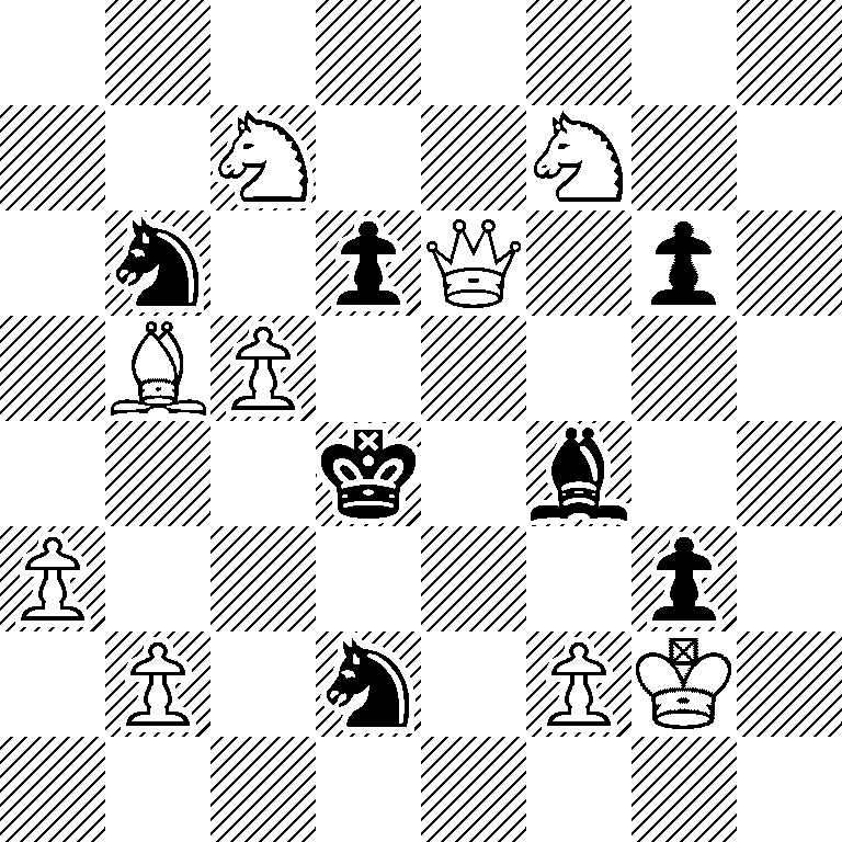 8/2N2N2/1n1pQ1p1/1BP5/3k1b2/P5p1/1P1n1PK1/8