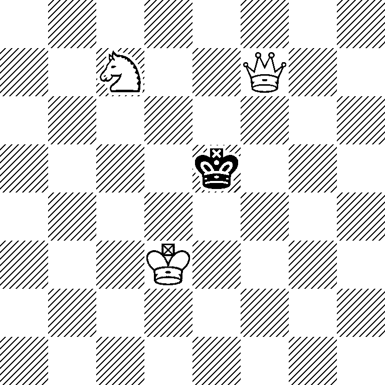 8/2N2Q2/8/4k3/8/3K4/8/8