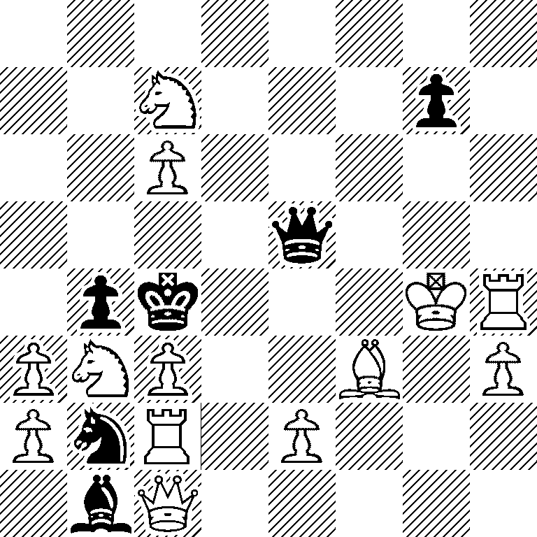 8/2N3p1/2P5/4q3/1pk3KR/PNP2B1P/PnR1P3/1bQ5