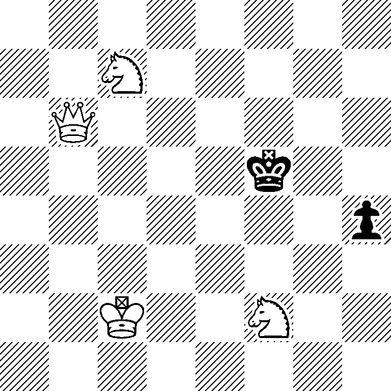 8/2N5/1Q6/5k2/7p/8/2K2N2/8