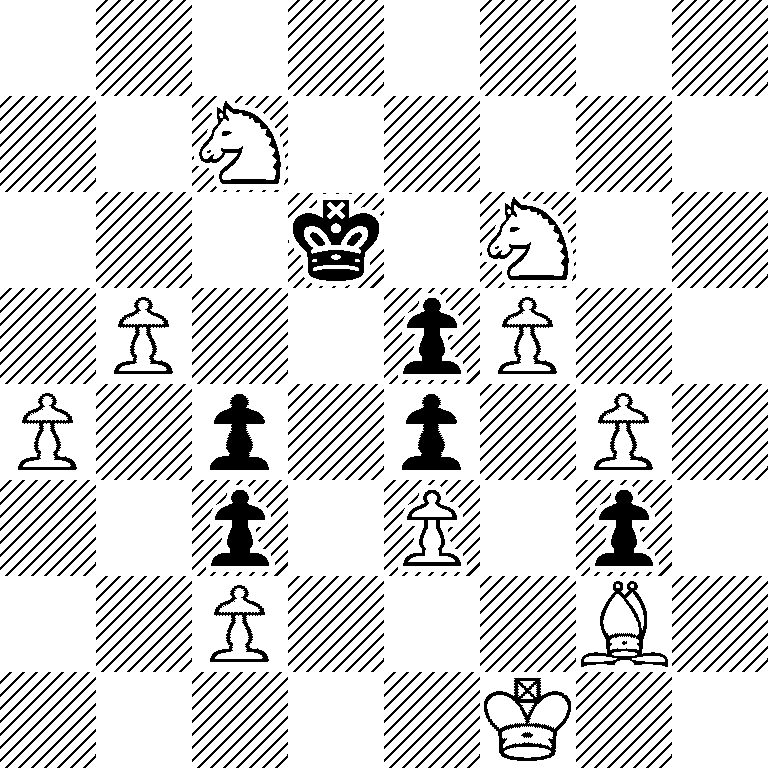 8/2N5/3k1N2/1P2pP2/P1p1p1P1/2p1P1p1/2P3B1/5K2