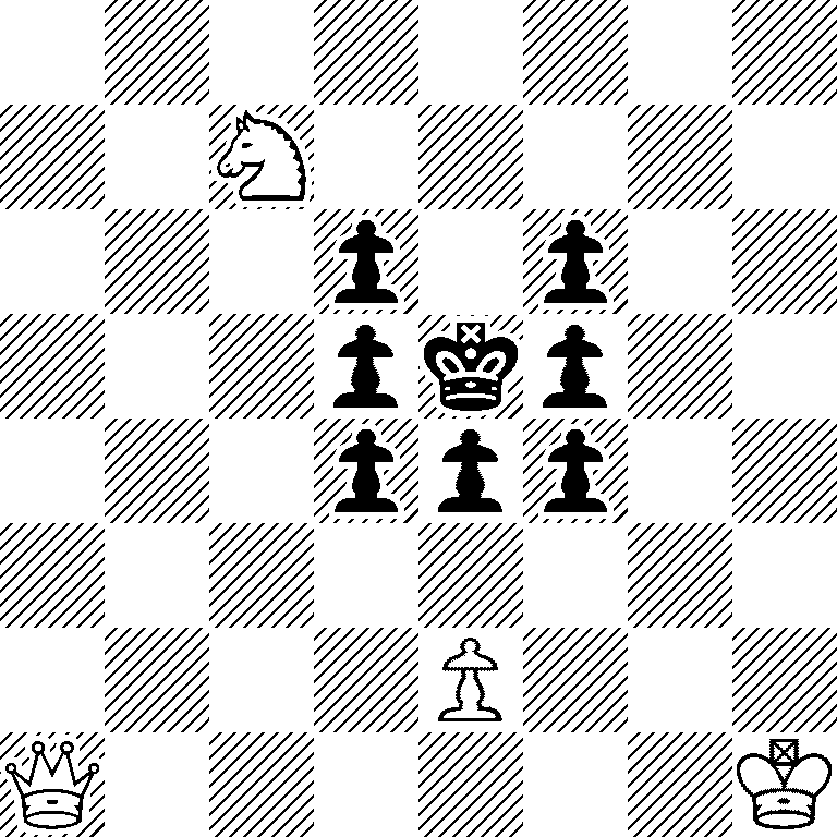 8/2N5/3p1p2/3pkp2/3ppp2/8/4P3/Q6K