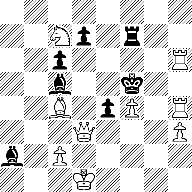 8/2Np1r2/2p4R/2b2k2/2B1pP1R/3Q3P/b1P5/3K4