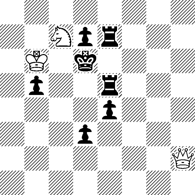 8/2Npr3/1K1k4/1p2r3/4p3/3p4/7Q/8