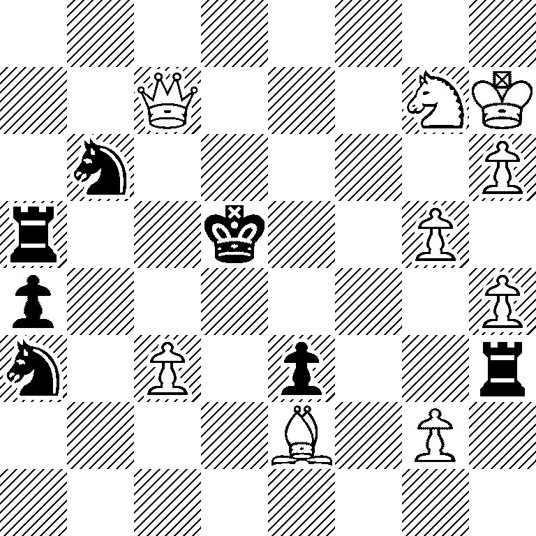 8/2Q3NK/1n5P/r2k2P1/p6P/n1P1p2r/4B1P1/8