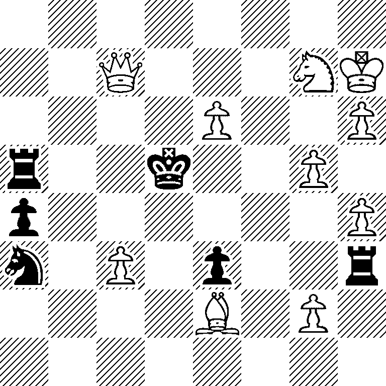 8/2Q3NK/4P2P/r2k2P1/p6P/n1P1p2r/4B1P1/8