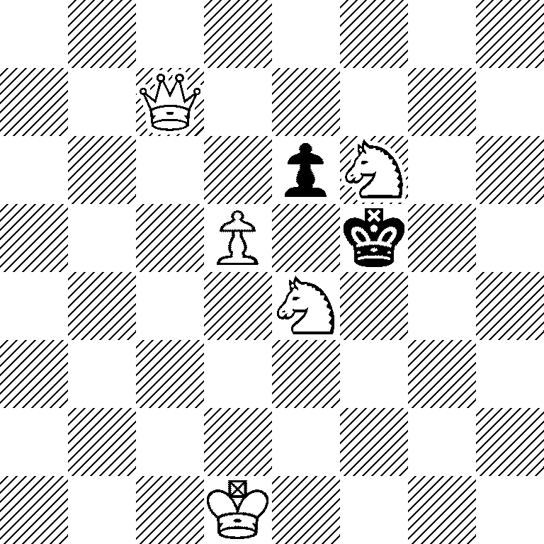 8/2Q5/4pN2/3P1k2/4N3/8/8/3K4