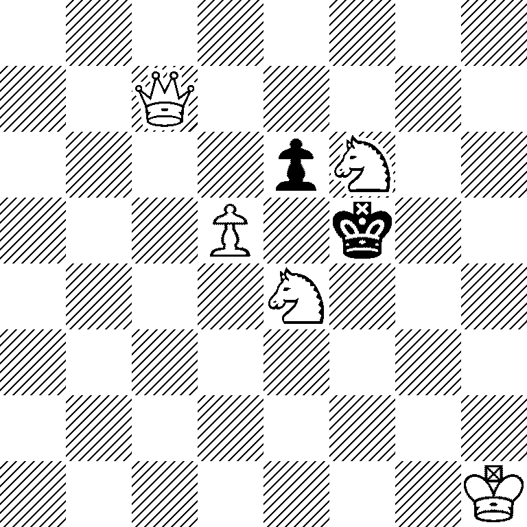 8/2Q5/4pN2/3P1k2/4N3/8/8/7K