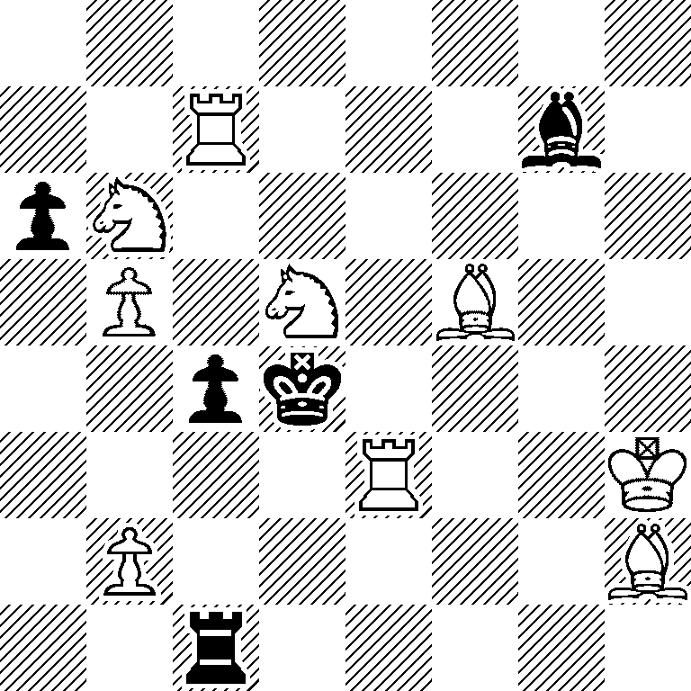 8/2R3b1/pN6/1P1N1B2/2pk4/4R2K/1P5B/2r5