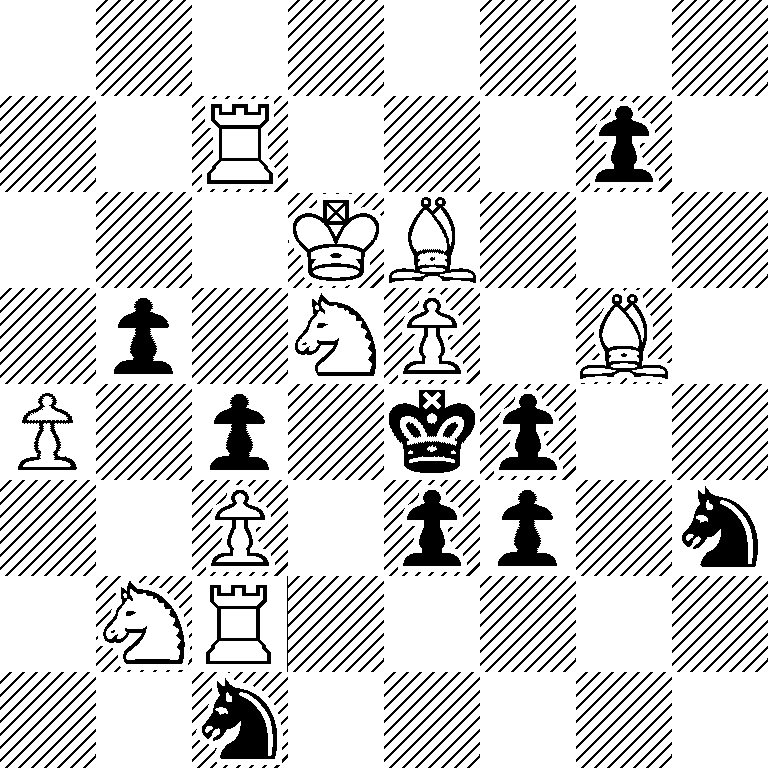 8/2R3p1/3KB3/1p1NP1B1/P1p1kp2/2P1pp1n/1NR5/2n5