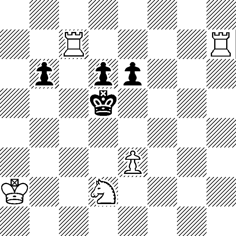 8/2R4R/1p1pp3/3k4/8/4P3/K2N4/8