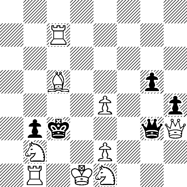 8/2R5/8/2B3p1/4P2p/1pk3qQ/1N2P3/1R1KN3