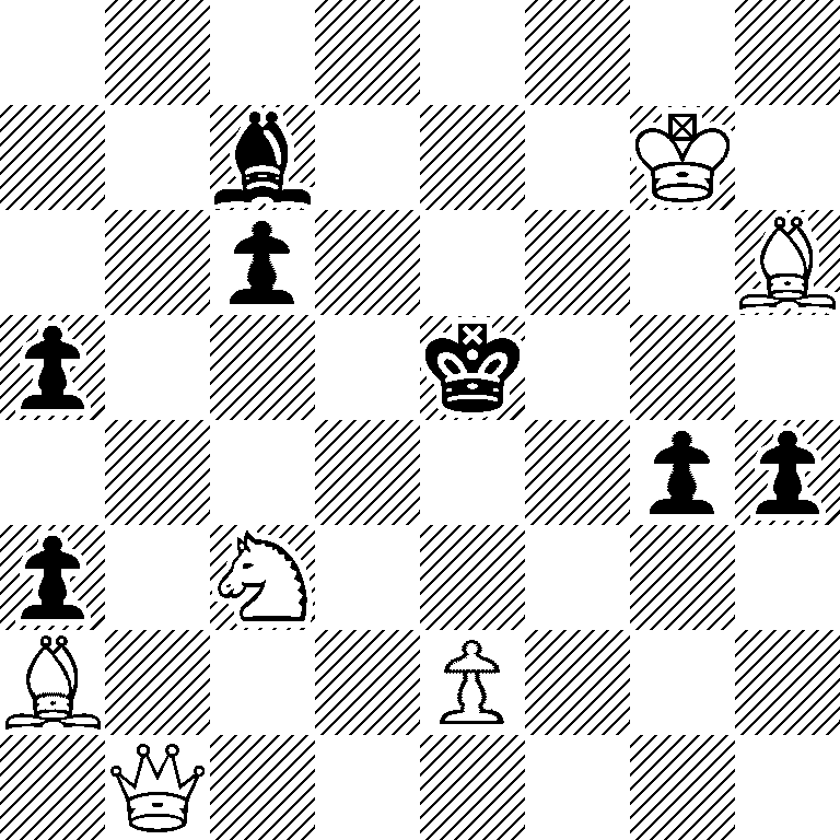 8/2b3K1/2p4B/p3k3/6pp/p1N5/B3P3/1Q6