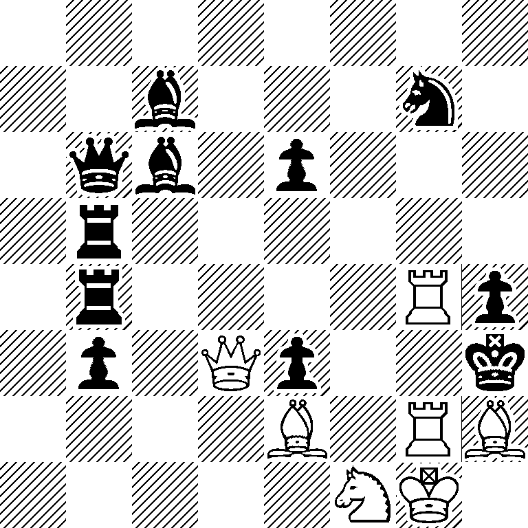 8/2b3n1/1qb1p3/1r6/1r4Rp/1p1Qp2k/4B1RB/5NK1