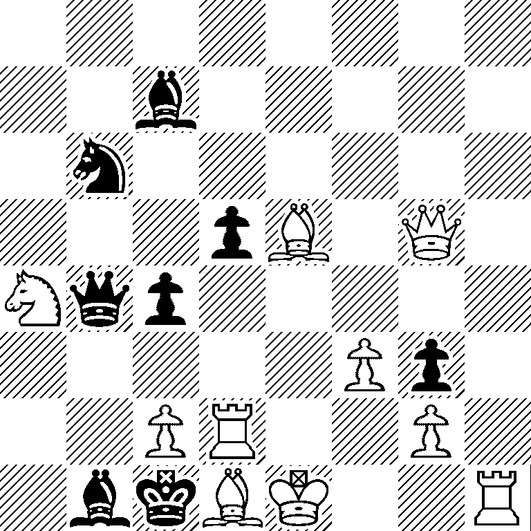 8/2b5/1n6/3pB1Q1/Nqp5/5Pp1/2PR2P1/1bkBK2R