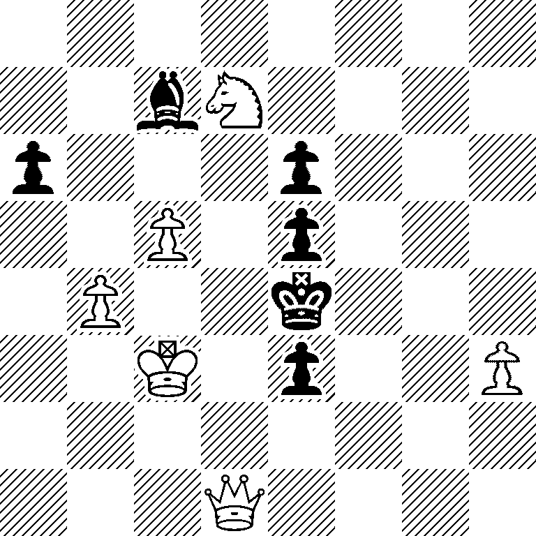 8/2bN4/p3p3/2P1p3/1P2k3/2K1p2P/8/3Q4