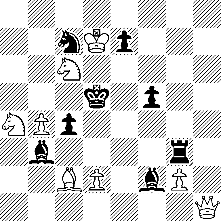 8/2nKp3/2N5/3k1p2/NPp5/1b4r1/2BP1bP1/7Q