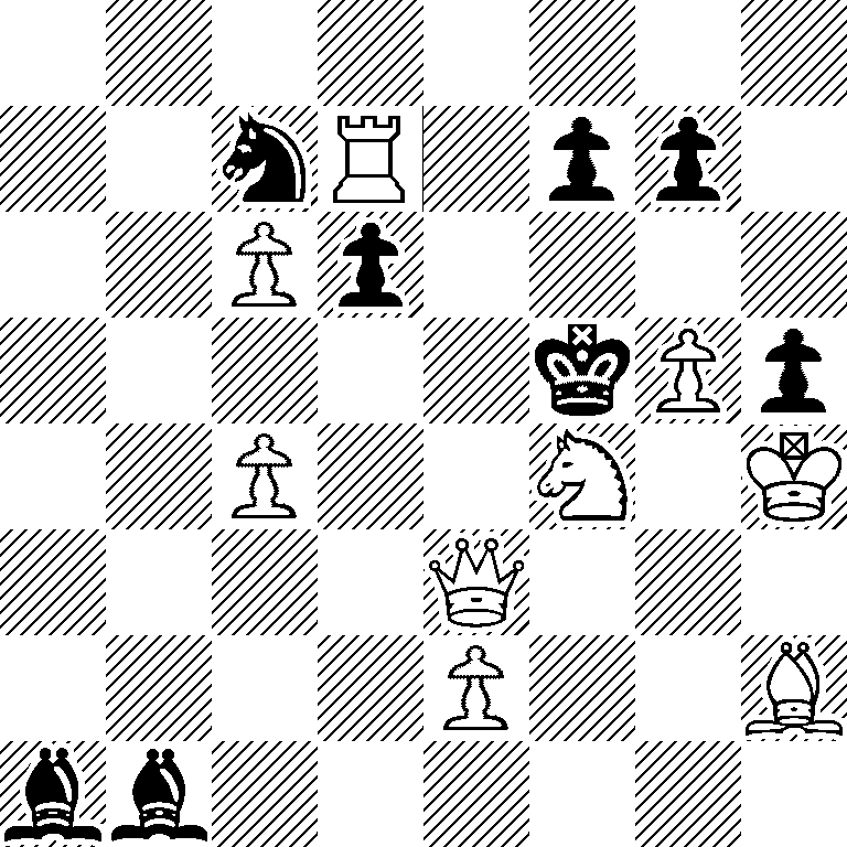 8/2nR1pp1/2Pp4/5kPp/2P2N1K/4Q3/4P2B/bb6