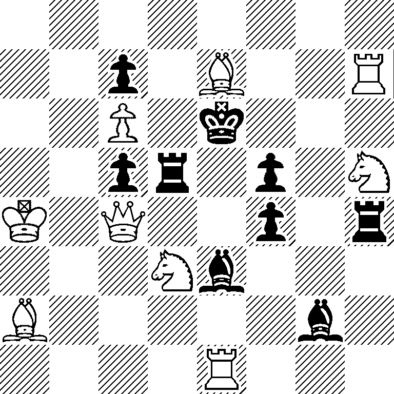 8/2p1B2R/2P1k3/2pr1p1N/K1Q2p1r/3Nb3/B5b1/4R3