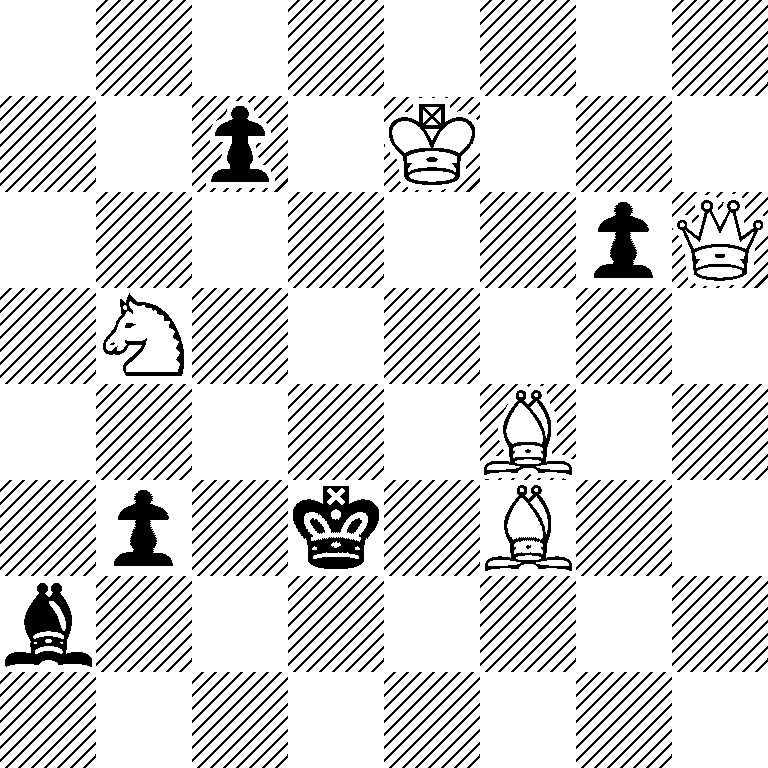 8/2p1K3/6pQ/1N6/5B2/1p1k1B2/b7/8