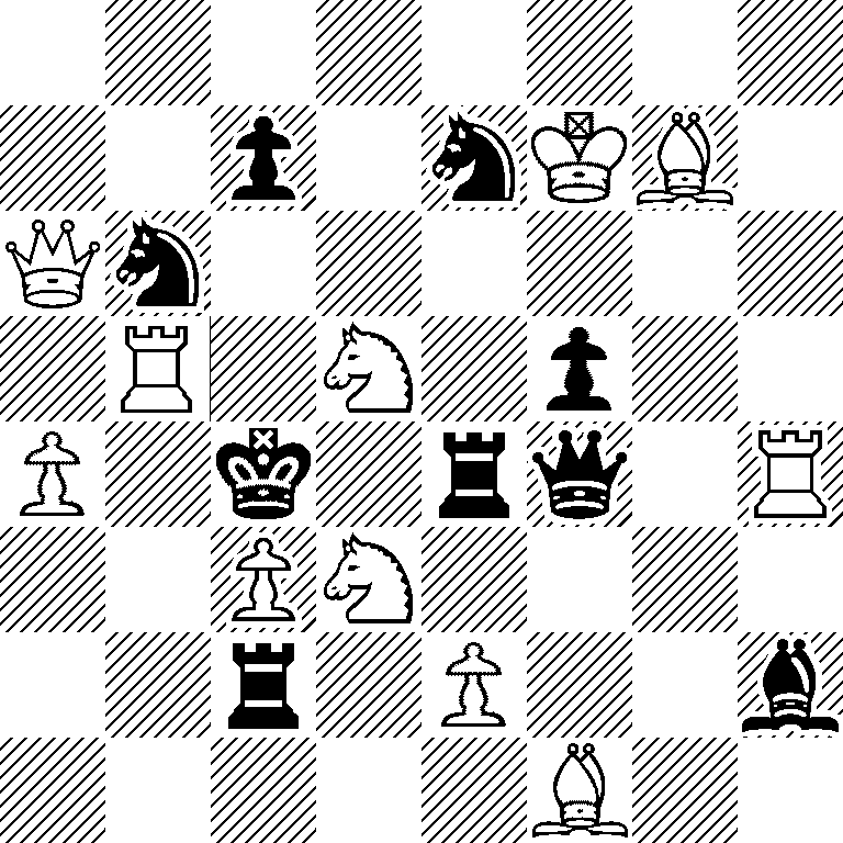 8/2p1nKB1/Qn6/1R1N1p2/P1k1rq1R/2PN4/2r1P2b/5B2