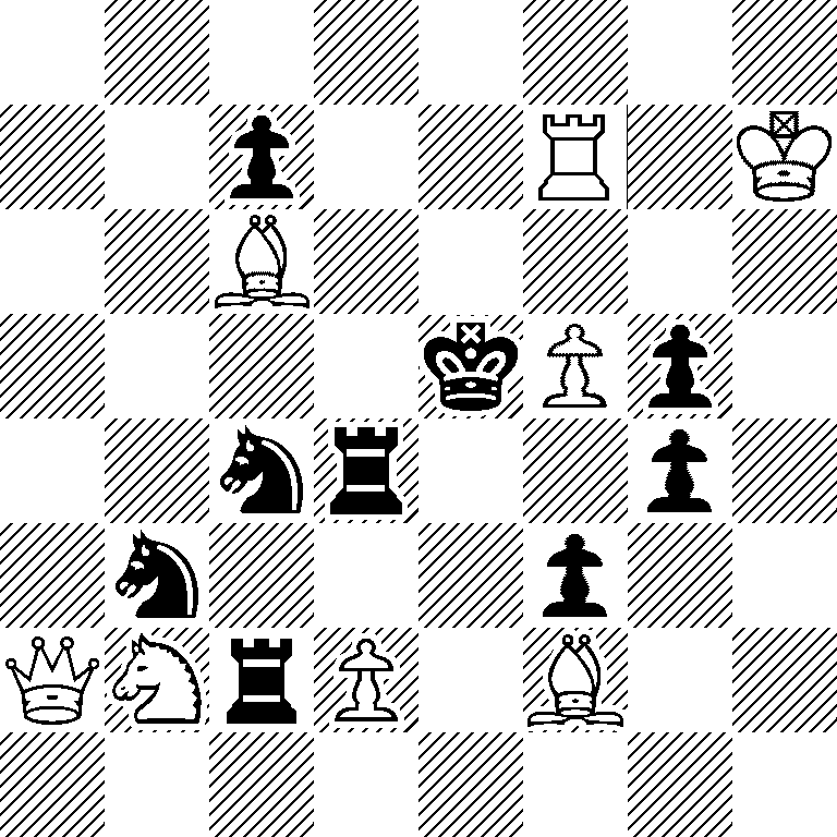 8/2p2R1K/2B5/4kPp1/2nr2p1/1n3p2/QNrP1B2/8