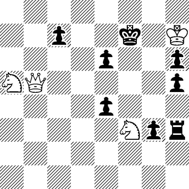 8/2p2k1K/4p2p/NQ5p/4p3/5Npr/8/8