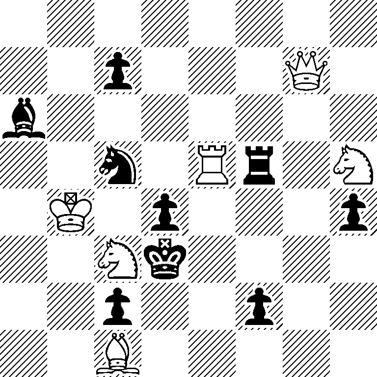 8/2p3Q1/b7/2n1Rr1N/1K1p3p/2Nk4/2p2p2/2B5