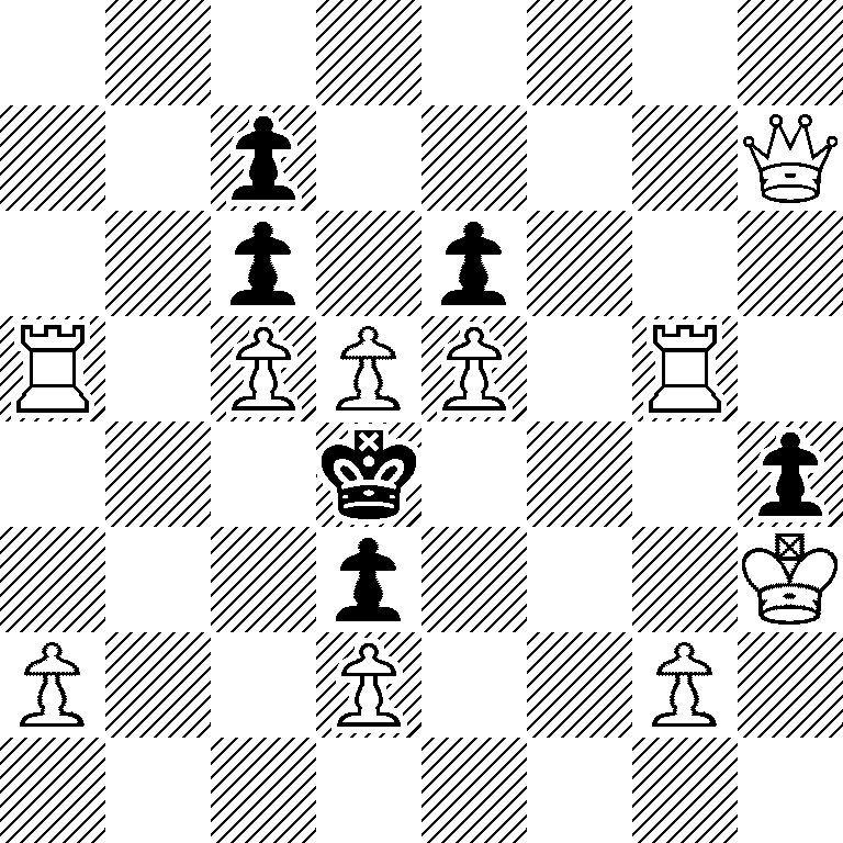 8/2p4Q/2p1p3/R1PPP1R1/3k3p/3p3K/P2P2P1/8