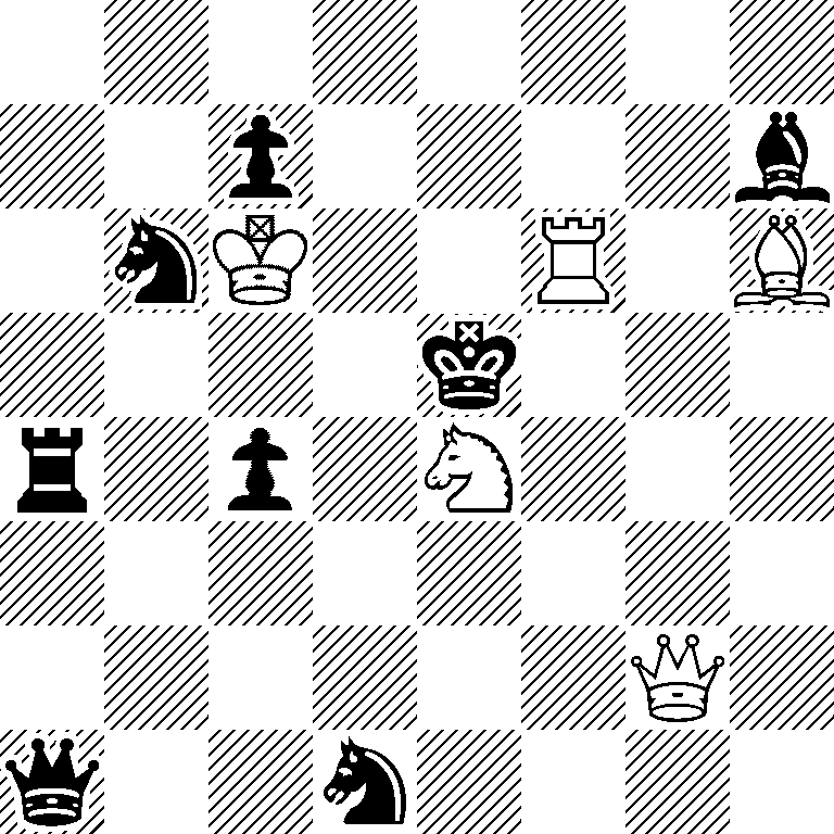 8/2p4b/1nK2R1B/4k3/r1p1N3/8/6Q1/q2n4