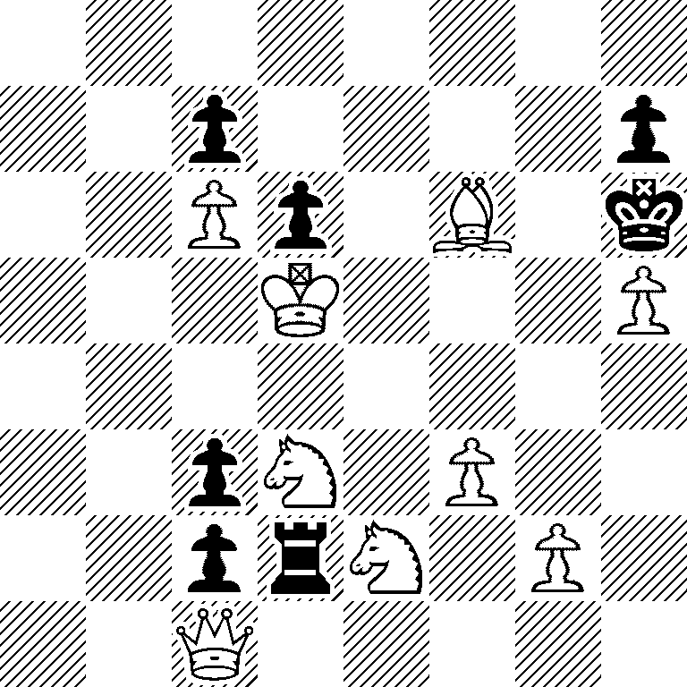 8/2p4p/2Pp1B1k/3K3P/8/2pN1P2/2prN1P1/2Q5