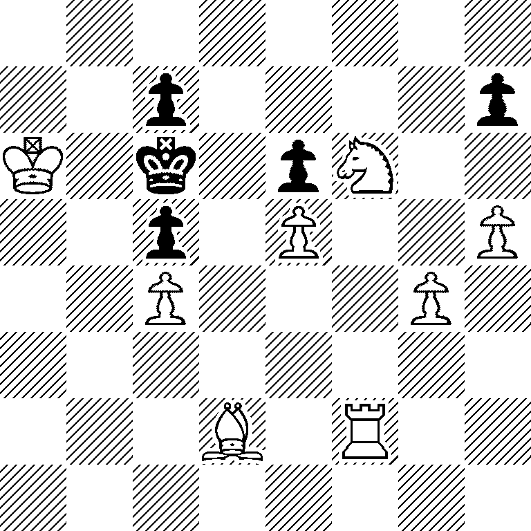 8/2p4p/K1k1pN2/2p1P2P/2P3P1/8/3B1R2/8