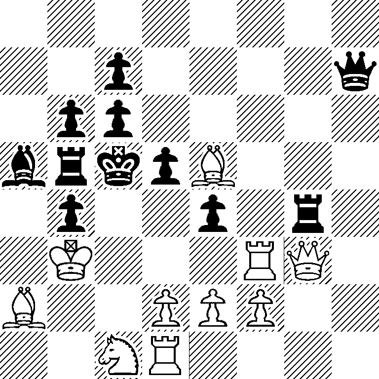 8/2p4q/1pp5/brkpB3/1p2p1r1/1K3RQ1/B2PPP2/2NR4