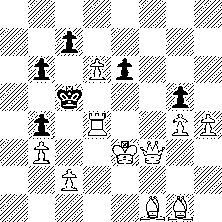 8/2p5/1p1Pp3/2k3p1/1p1R2PP/1P2KQ2/2P5/5BB1