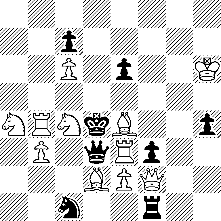 8/2p5/2P1p2K/8/NRNkB2p/1P1qRp2/3BPQ2/2n2r2