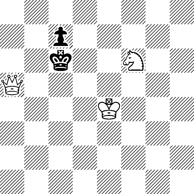 8/2p5/2k2N2/Q7/4K3/8/8/8