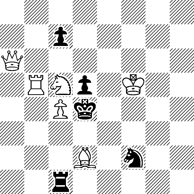 8/2p5/Q7/1RNp1K2/2Pk4/8/3B1n2/2r5